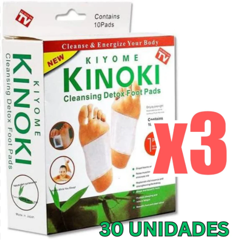 👣🔥PARCHES KINOKI (3 CAJAS) + ENVIO GRATIS🔥 👣